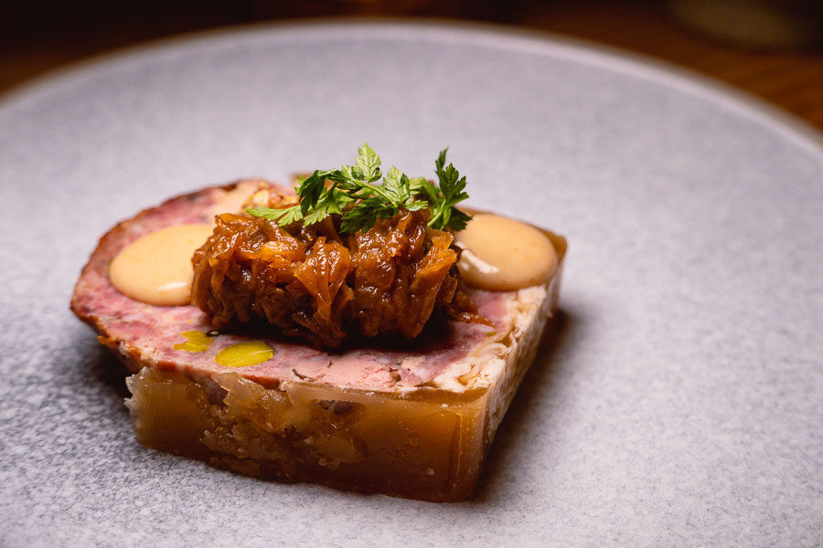 Terrine at Blaz Canteen & Wine Bar, a French bistro in Shanghai. Photo by Rachel Gouk @ Nomfluence.