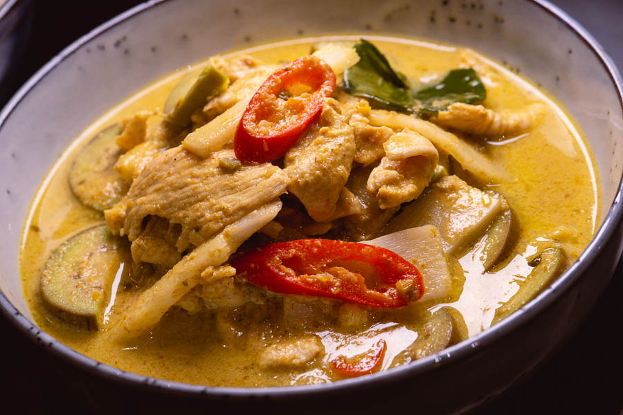 Green curry at The Curry Gaeng, a casual restaurant in Shanghai specializing in regional Thai curries. Photo by Rachel Gouk @ Nomfluence.