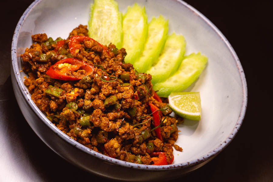 Spicy dry curry at The Curry Gaeng, a casual restaurant in Shanghai specializing in regional Thai curries. Photo by Rachel Gouk @ Nomfluence.