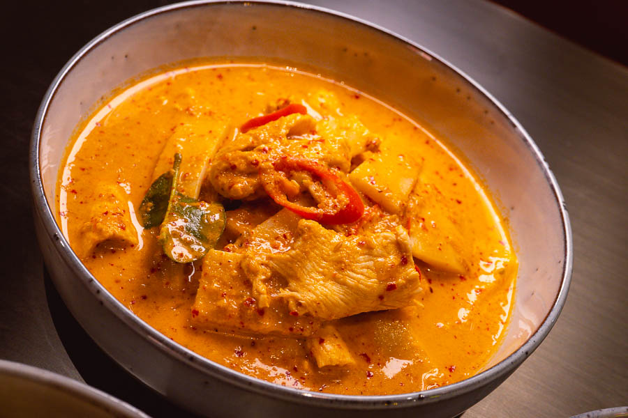 Red curry at The Curry Gaeng, a casual restaurant in Shanghai specializing in regional Thai curries. Photo by Rachel Gouk @ Nomfluence.