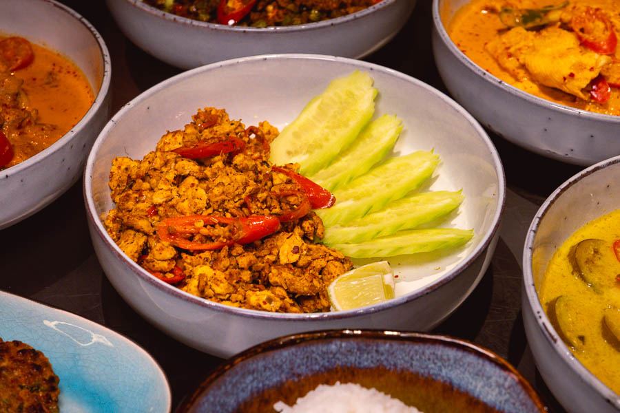 Dry curry at The Curry Gaeng, a casual restaurant in Shanghai specializing in regional Thai curries. Photo by Rachel Gouk @ Nomfluence.