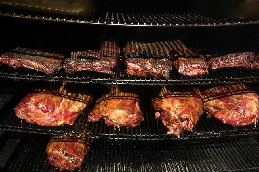 Racks of ribs at Bubba's Shanghai
