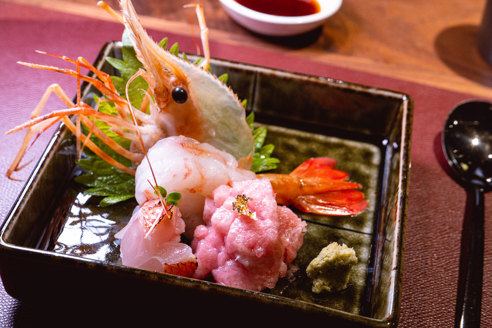 Sashimi. Hundo is a Japanese restaurant in Shanghai serving yakiniku, yakitori, tempura and sushi on Donghu Lu.Photo by Rachel Gouk @ Nomfluence