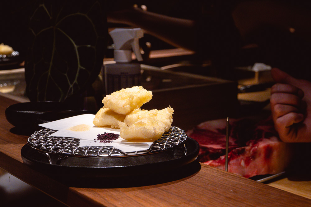 The Cuttlefish Tempura. Hundo is a Japanese restaurant in Shanghai serving yakiniku, yakitori, tempura and sushi on Donghu Lu. Photo by Rachel Gouk @ Nomfluence