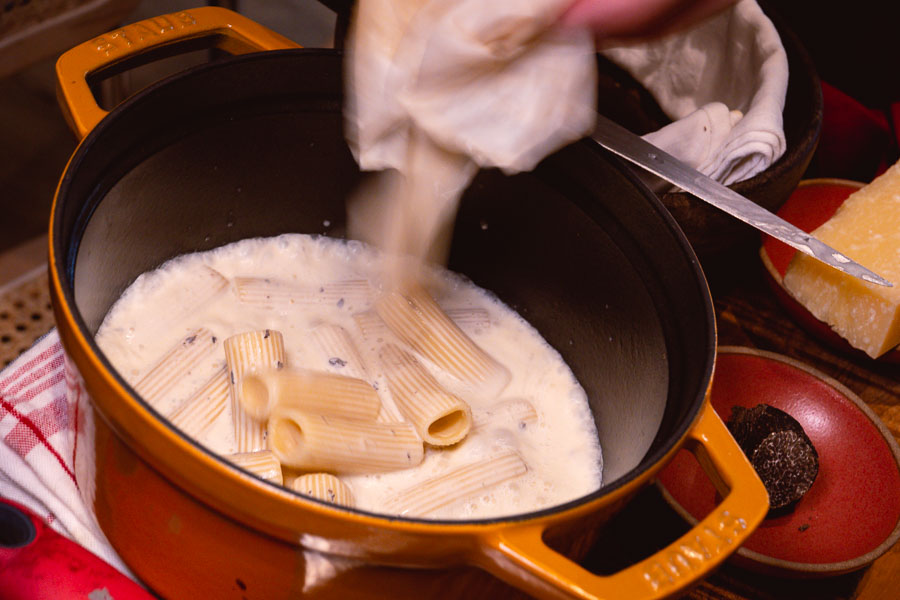 Rigattoni cream sauce. Ottimo is a wine bar and restaurant in Shanghai. Photo by Rachel Gouk @ Nomfluence.