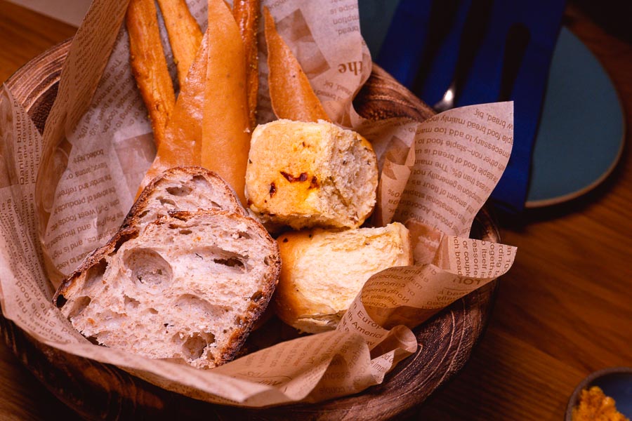 Bread basket. Ottimo is a wine bar and restaurant in Shanghai. Photo by Rachel Gouk @ Nomfluence.