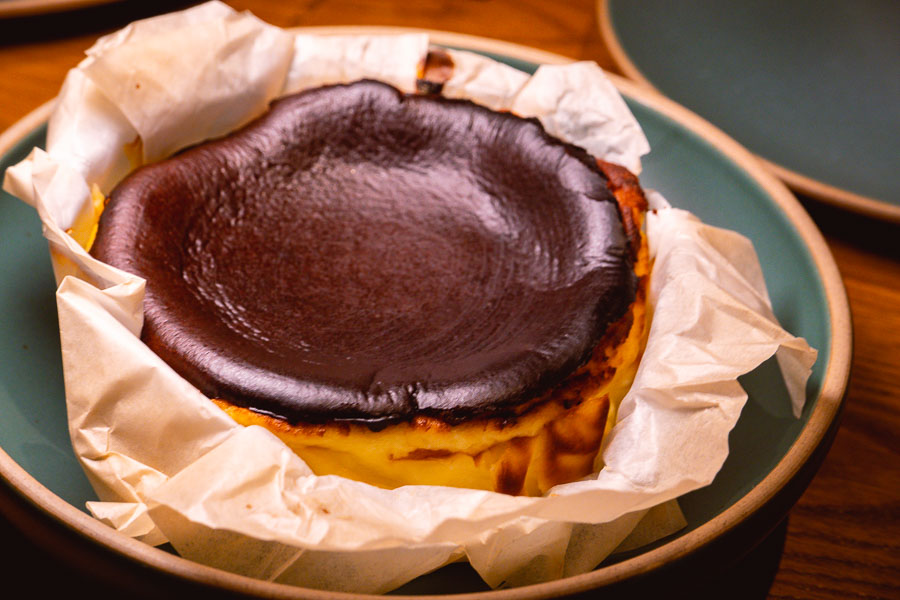 Basque Burnt Cheesecake. Ottimo is a wine bar and restaurant in Shanghai. Photo by Rachel Gouk @ Nomfluence.