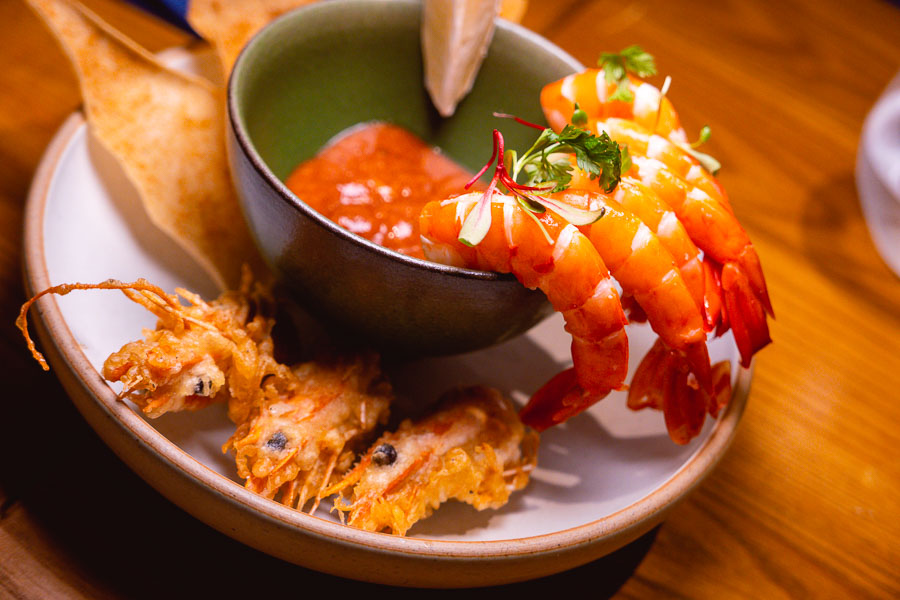 Tiger Prawns. Ottimo is a wine bar and restaurant in Shanghai. Photo by Rachel Gouk @ Nomfluence.