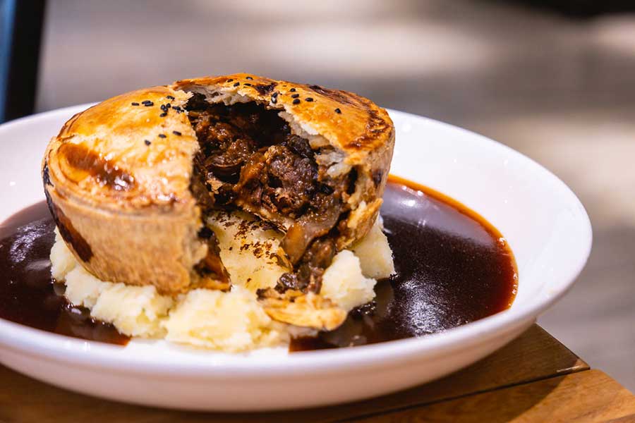 Beef Pie. From March 1-7, Shanghai's Pie Society is bringing back a full week dedicated to British Pies! Photo by Rachel Gouk @ Nomfluence