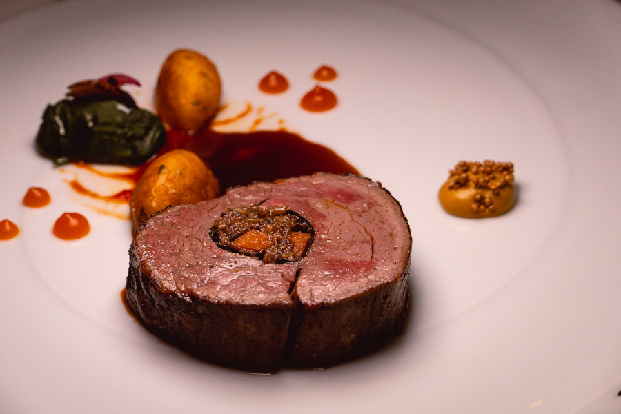 Wagyu tenderloin.
Sir Elly's, The Peninsula Shanghai is a Michelin one-star modern Asian and French restaurant in Shanghai. Photo by Rachel Gouk @ Nomfluence.