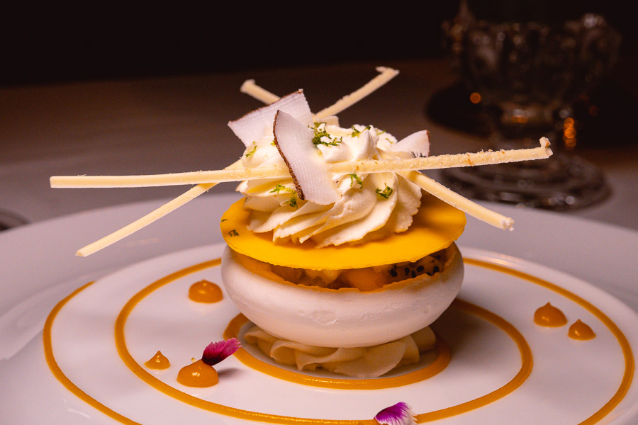 Pavlova.
Sir Elly's, The Peninsula Shanghai is a Michelin one-star modern Asian and French restaurant in Shanghai. Photo by Rachel Gouk @ Nomfluence.