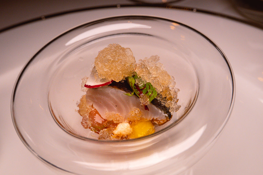 Raddish jelly.
Sir Elly's, The Peninsula Shanghai is a Michelin one-star modern Asian and French restaurant in Shanghai. Photo by Rachel Gouk @ Nomfluence.