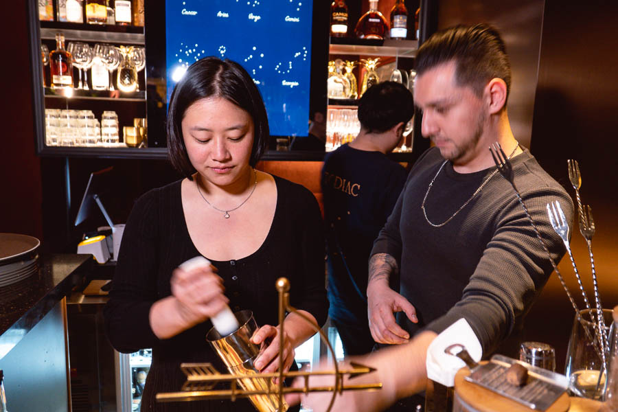 Zodiac is the latest cocktail lounge in Shanghai from Geo Valdivieso. Cocktails based on star signs, and an interactive DIY station. Photo by Rachel Gouk @ Nomfluence