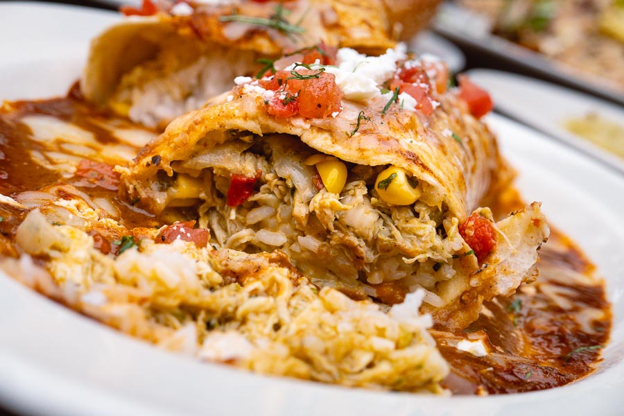 Factory Burrito Grande at The Cheesecake Factory, Shanghai, HKRI Taikoo Hui. Photo by Rachel Gouk @ Nomfluence.