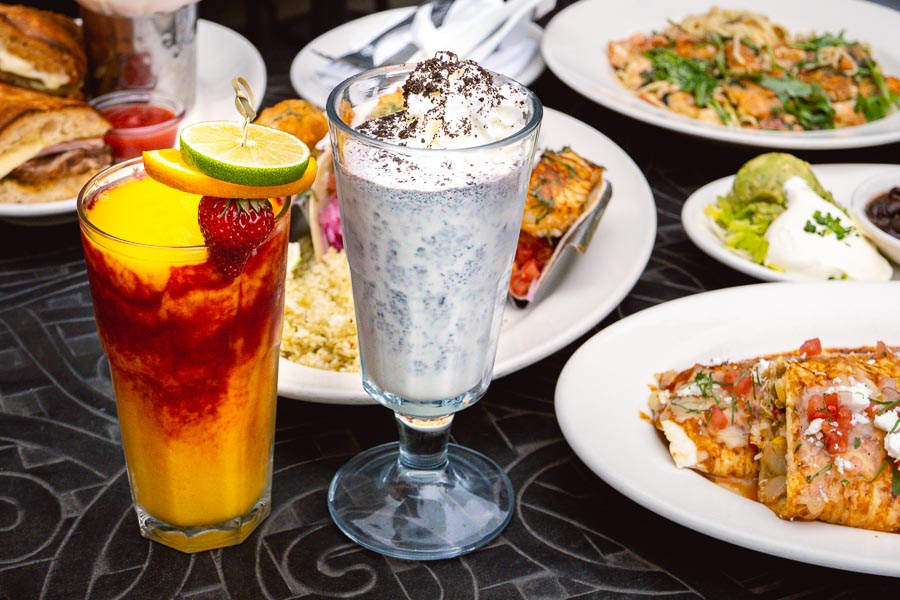 Oreo Milkshake and frozen iced mango at The Cheesecake Factory, Shanghai, HKRI Taikoo Hui. Photo by Rachel Gouk @ Nomfluence.
