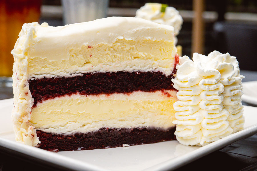 Ultimate Red Velvet Cake Cheesecake at The Cheesecake Factory, Shanghai, HKRI Taikoo Hui. Photo by Rachel Gouk @ Nomfluence.