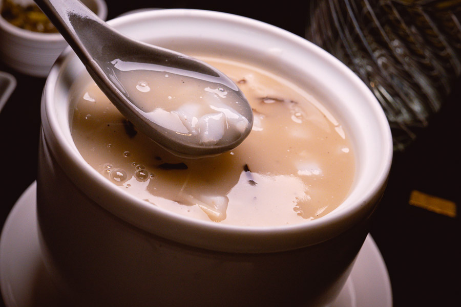 Madam Song soup from Hangzhou .The Dining Room (Yue Xuan 悦轩), modern Chinese restaurant serving Jiangnan cuisine at the Park Hyatt Shanghai. Photo by Rachel Gouk @ Nomfluence.