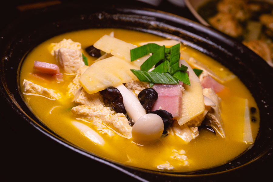Taizhou bean curd. The Dining Room (Yue Xuan 悦轩), modern Chinese restaurant serving Jiangnan cuisine at the Park Hyatt Shanghai. Photo by Rachel Gouk @ Nomfluence.