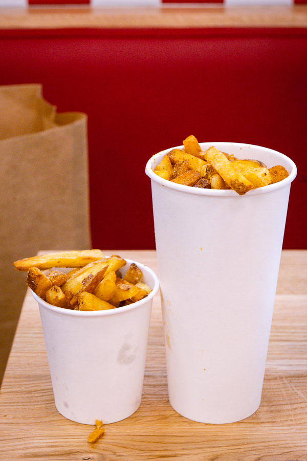 World famous burger chain Five Guys opens its first location in Shanghai, China. Photo by Rachel Gouk @ Nomfluence.