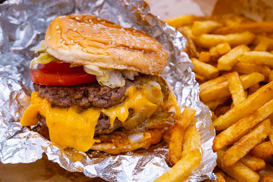 World famous burger chain Five Guys opens its first location in Shanghai, China. Photo by Rachel Gouk @ Nomfluence.