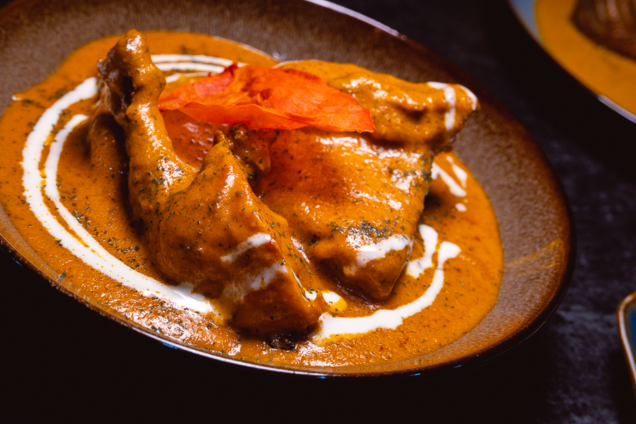 Butter chicken. Khan Chacha, modern Indian restaurant in Shanghai. Photo by Rachel Gouk @ Nomfluence. 