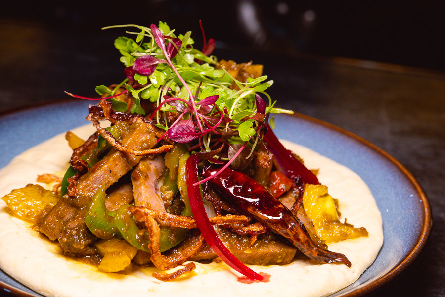 Beef tongue taco. Khan Chacha, modern Indian restaurant in Shanghai. Photo by Rachel Gouk @ Nomfluence. 