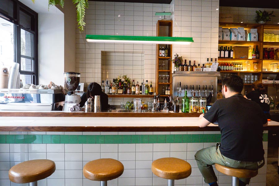 Le Daily, a sandwich bar in Jing'an serving excellent sandwiches, coffee, cocktails and natural wine. Photo by Rachel Gouk @ Nomfluence.