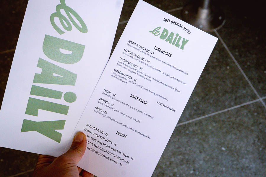 Le Daily, a sandwich bar in Jing'an serving excellent sandwiches, coffee, cocktails and natural wine. Photo by Rachel Gouk @ Nomfluence.