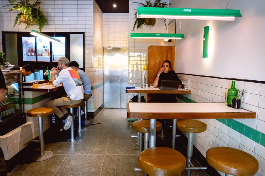 Le Daily, a sandwich bar in Jing'an serving excellent sandwiches, coffee, cocktails and natural wine. Photo by Rachel Gouk @ Nomfluence.