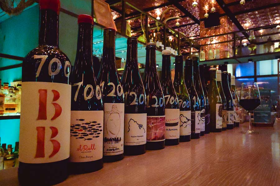 Bottles of half-off wine at Cannery's Uncorked Thursdays in Shanghai. Photo by Rachel Gouk @ Nomfluence.