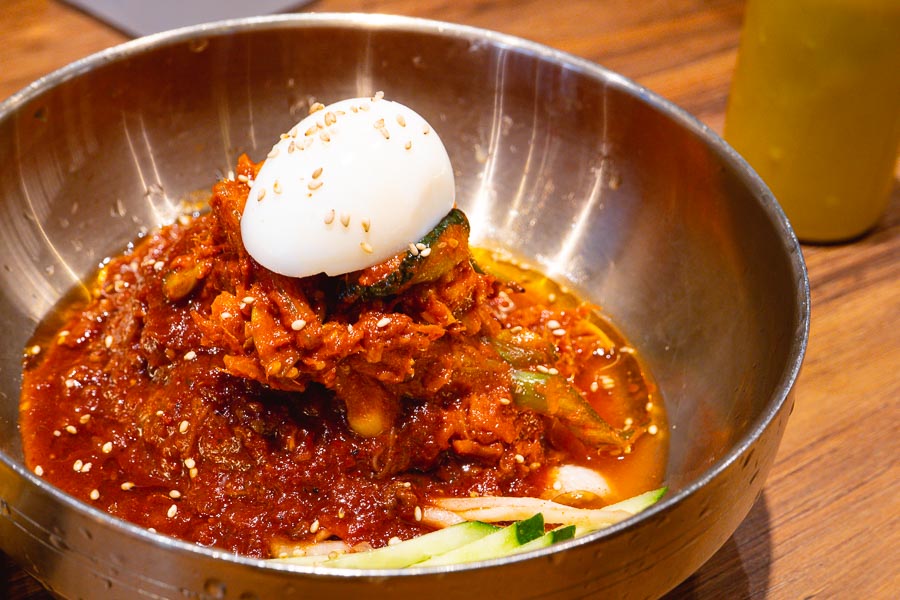 Best Korean cold noodles in Shanghai at Pojeong. Photo by Rachel Gouk @ Nomfluence