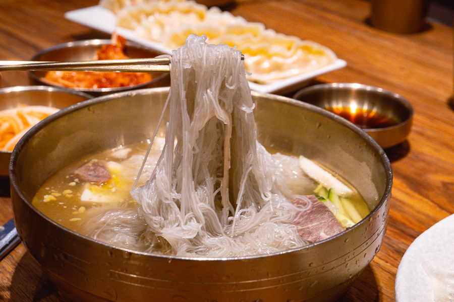 Best Korean cold noodles in Shanghai at Pojeong. Photo by Rachel Gouk @ Nomfluence