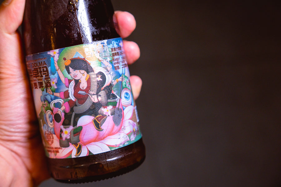 Shangri-la Brewery beers at Ronglek, a cheap Yunnan restaurant in Shanghai. Photo by Rachel Gouk @ Nomfluence.