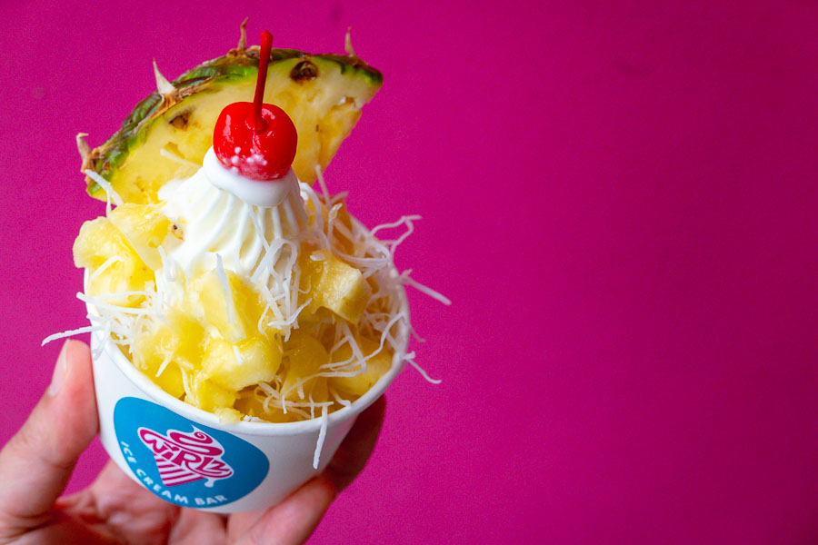 Swirlz is an ice cream bar on Yuyuan Lu, Shanghai. Funky flavors like soy sauce caramel ice cream. Photo by Rachel Gouk @ Nomfluence.