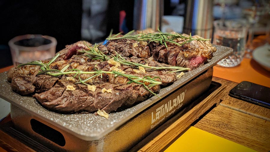 LatinLand is a restaurant, lounge and club in Jing'an, Shanghai serving Latin and Colombian food.