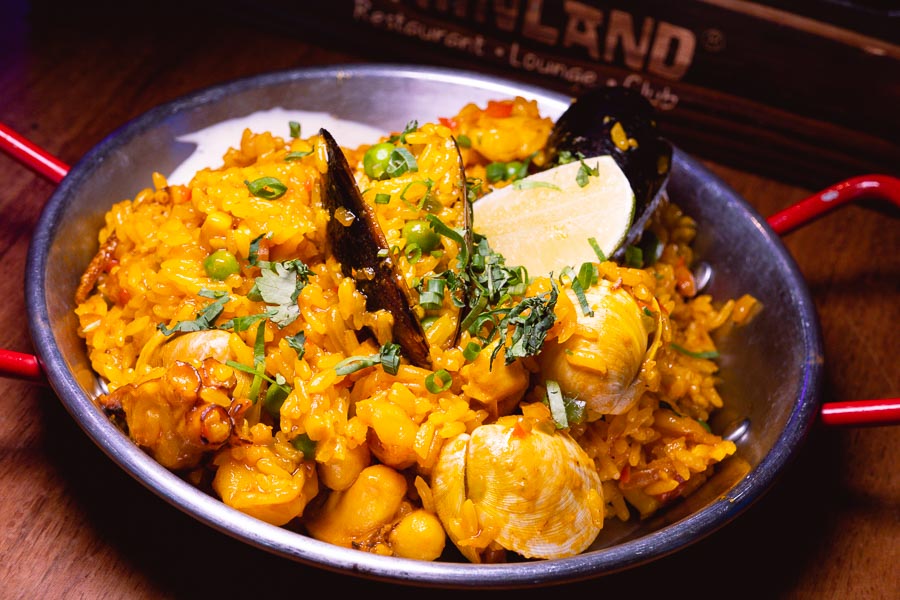 Seafood rice. LatinLand is a restaurant, lounge and club in Jing'an, Shanghai serving Latin and Colombian food. Photo by Rachel Gouk @ Nomfluence.