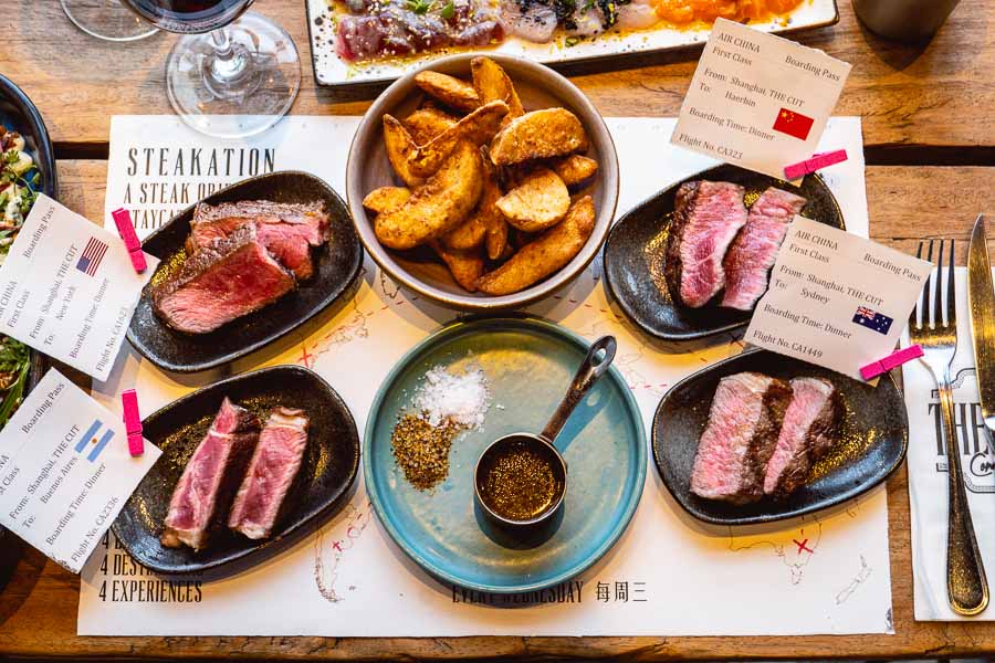 The CUT Steak & Fries, restaurant and steakhouse in Shanghai. Photo by Rachel Gouk @ Nomfluence.