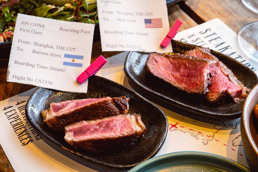 The CUT Steak & Fries, restaurant and steakhouse in Shanghai. Photo by Rachel Gouk @ Nomfluence.