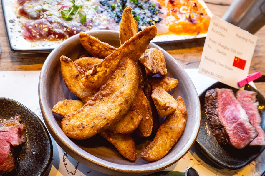 The CUT Steak & Fries, restaurant and steakhouse in Shanghai. Photo by Rachel Gouk @ Nomfluence.