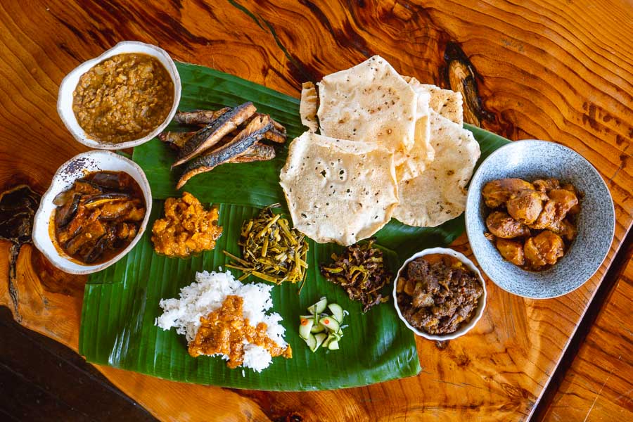 Banana Leaf Rice, a Malaysian dish and staple at any Indian restaurant. Food blogger and Malaysian native Rachel Gouk does a pop-up in Shanghai, serving this classic meal. Photo by Rachel Gouk @ Nomfluence.