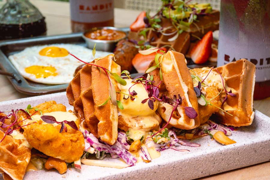 Brunch at Bandit, a restaurant and bar in Shanghai. Photo by Rachel Gouk @ Nomfluence. 