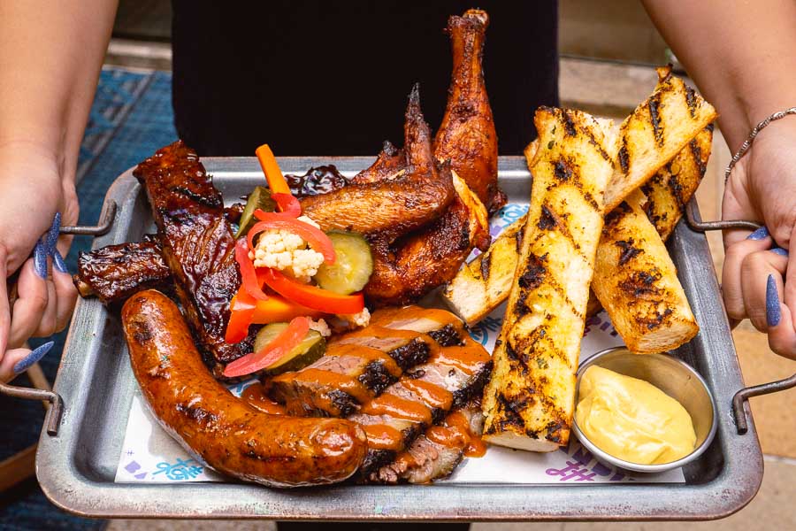 Barbecue and grill at Bandit, a restaurant and bar in Shanghai. Photo by Rachel Gouk @ Nomfluence. 