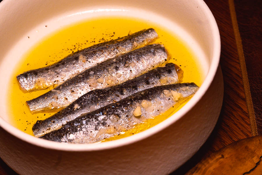Sardines at Bonica, a Mediterranean restaurant and bar in Jing'an, Shanghai. Photo by Rachel Gouk @ Nomfluence.