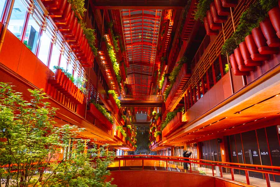 The Roof in Xintiandi, Shanghai is a new lifestyle development by Aspect Studios and Ateliers Jean Nouvel that houses nearly 20 restaurants, cafes and bars, as well as office space. Photo by Rachel Gouk @ Nomfluence