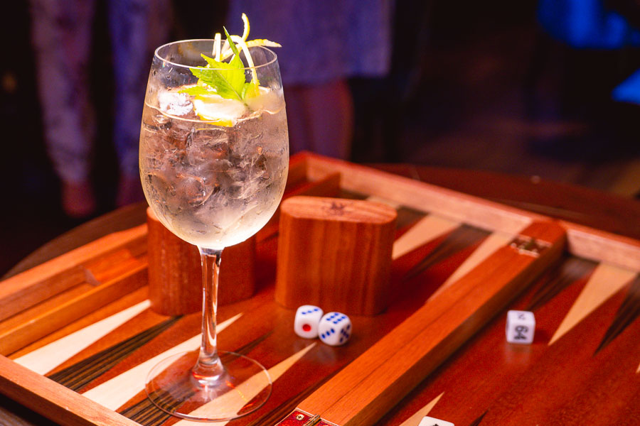 Mahjong Social Club is a games-themed cocktail bar at M on the Bund in Shanghai. Photo by Rachel Gouk @ Nomfluence.