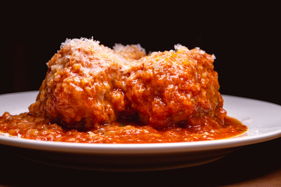 Meatballs at Pici, an Italian restaurant and pasta bar in Shanghai. Photo by Rachel Gouk @ Nomfluence.