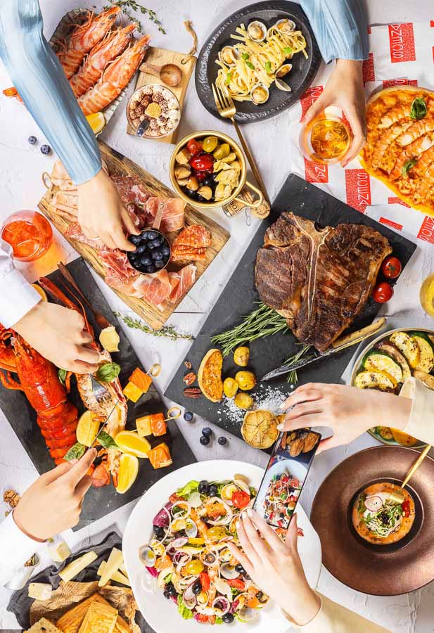 Shanghai brunch: Scena, Ritz-Carlton Shanghai, Pudong. 