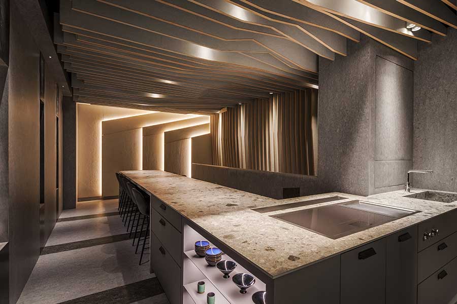 Nikai is a high-end Japanese-inspired restaurant by Michelin two-star Taian Table, Shanghai.