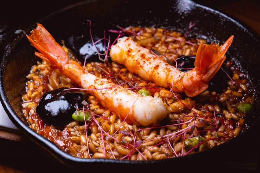 Paella at Sakaba Malabar, a Spanish restaurant and bar with Japanese influences in Jing'an, Shanghai. Photo by Rachel Gouk @ Nomfluence.