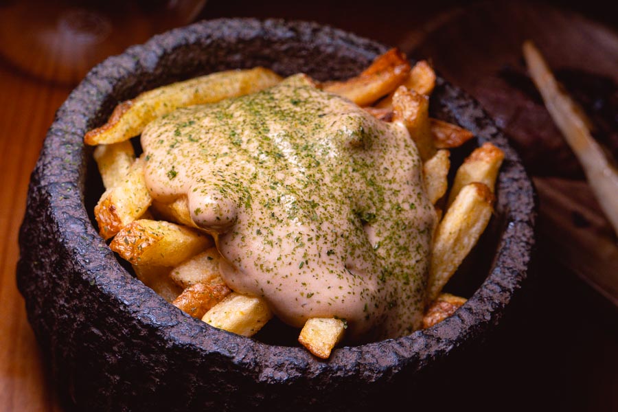 Fries at Sakaba Malabar, a Spanish restaurant and bar with Japanese influences in Jing'an, Shanghai. Photo by Rachel Gouk @ Nomfluence.